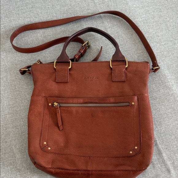 American Leather Co. Handbags - American Leather Co,Jamestown leather satchel, crossover Bag